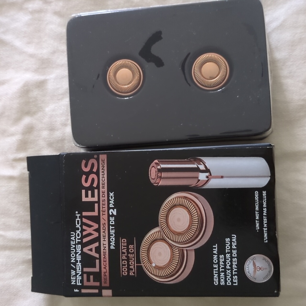 Finishing Touch Flawless Hair Remover+ 2 New Replacement Heads